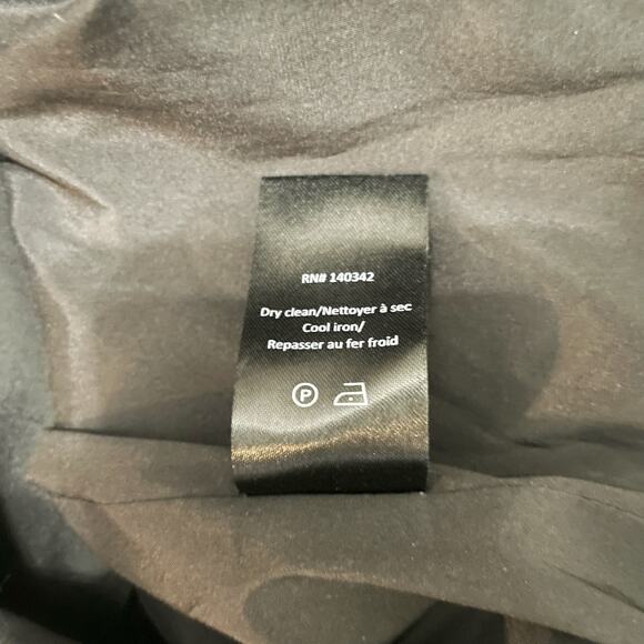 Elizabeth and James Rudi Black Crepe Sheath Dress Open Back Cutout -  Size 0 - Picture 7 of 9